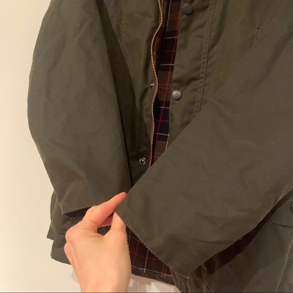 BARBOUR Women's Classic Bedale Wax Jacket sz.xL(p) - Picture 10 of 16